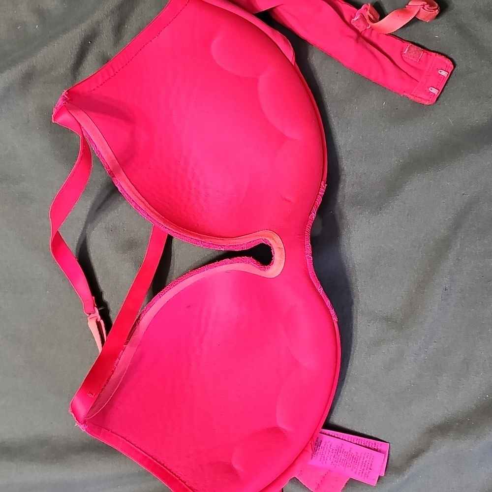La SENZA Vibrant Pink Lace Bra - Picture 2 of 3